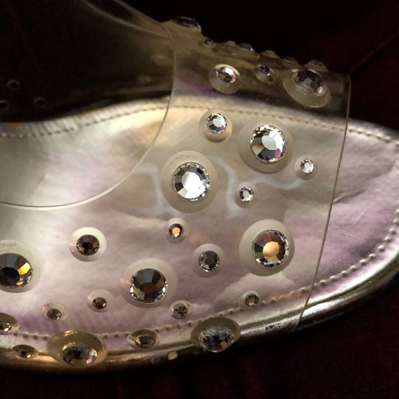 Vintage J. Renee See Through Cinderella Shoes Sz. 8 - Picture 11 of 13
